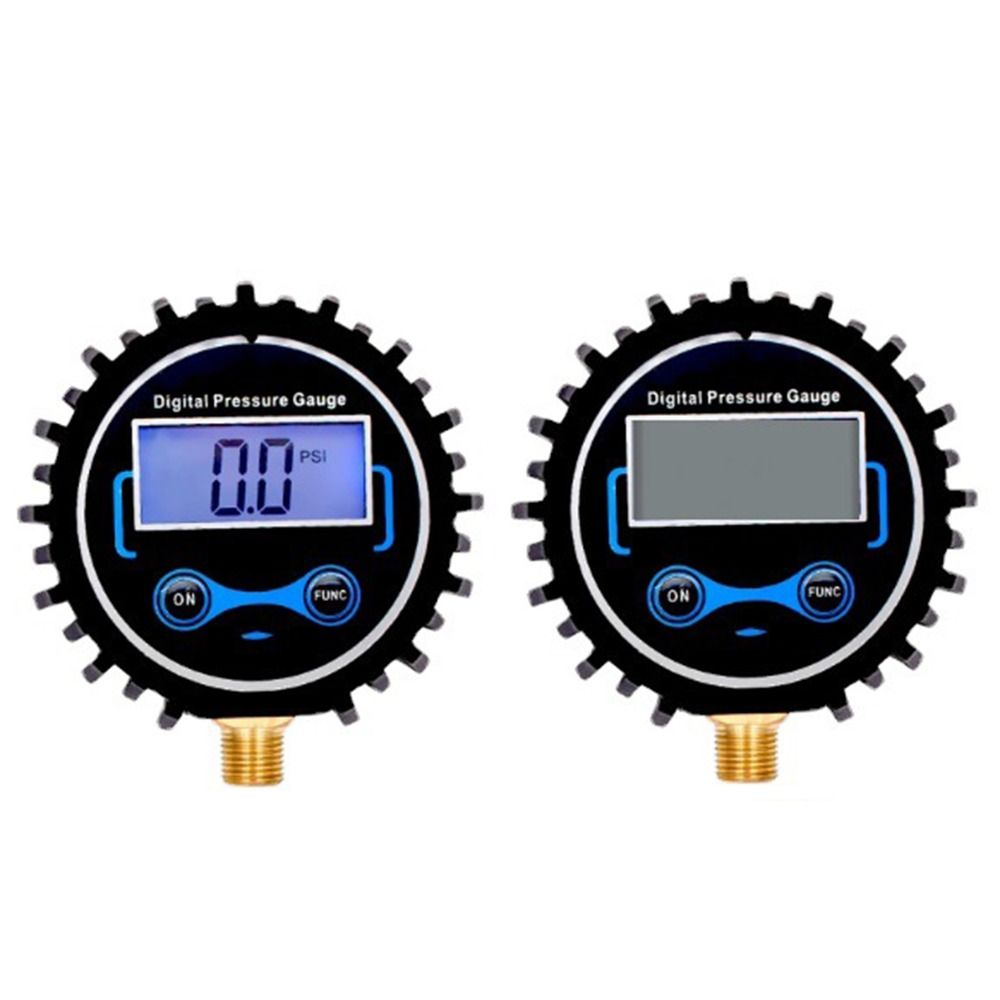 0-250PSI Digital Tire Pressure Gauge Precision Electronic Short Pressure Measuring Valve LED Light Portable