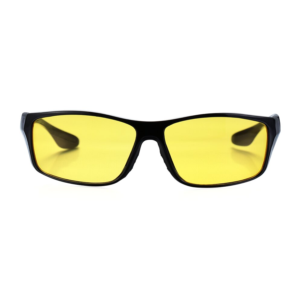 Unisex Night Driving Glasses Anti Glare Night Vision Glasses HD Polarized Yellow Tint Fit Over Wrap Around Eyewear for Men Women