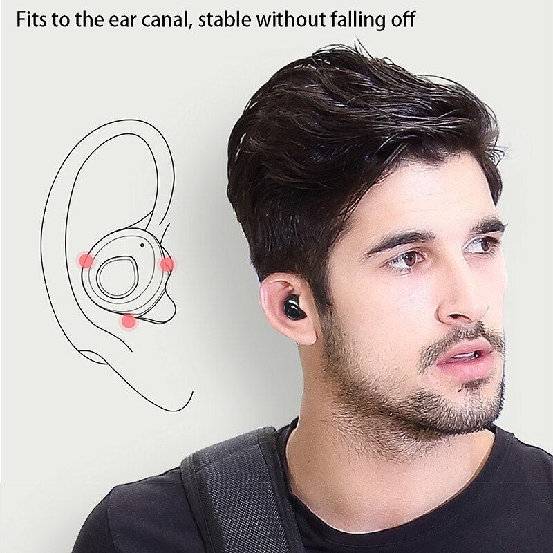Q7 Mini Bluetooth Headset Draadloze Mono Oor In-Ear Sport Oordopjes Headset
