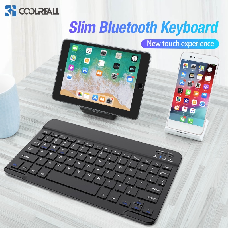 Coolreall Wireless Keyboard For IOS Ipad Android Tablet PC Windows Bluetooth Keyboard Ipad Bluetooth Keyboard For iPhone Samsung