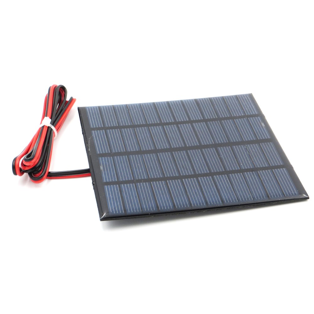 12 V 150mA 1.8W extend wire Solar Panel Polycrystalline Silicon DIY Battery Charger Small Mini Solar Cell cable toy Volt 12V