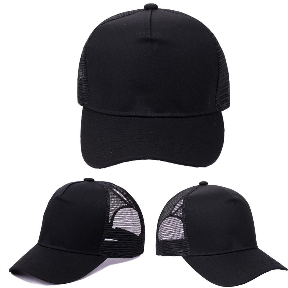 Kvinnor sport löparhatt utomhus solskydd hästsvans baseball tenniskeps sommar sol uv skydd mesh sport löpning cykel keps