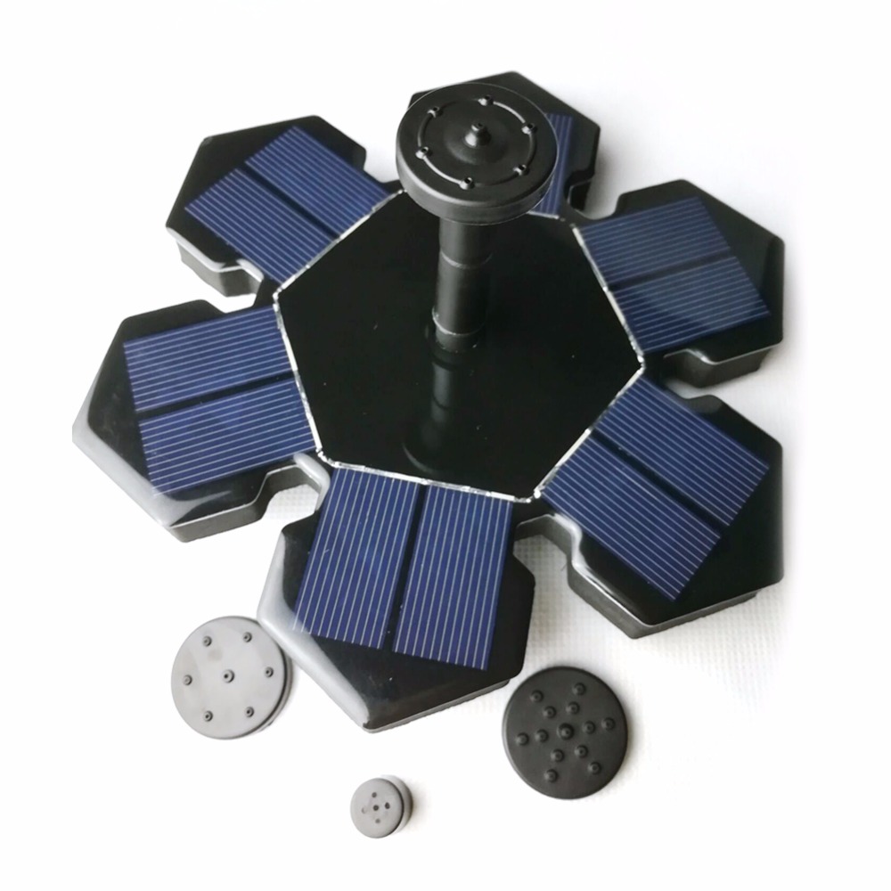 SOLLED Solar Battery Fountain Pump Water Floating Solar Water Pumps For Garden Pool Outdoor Underwater Decoration
