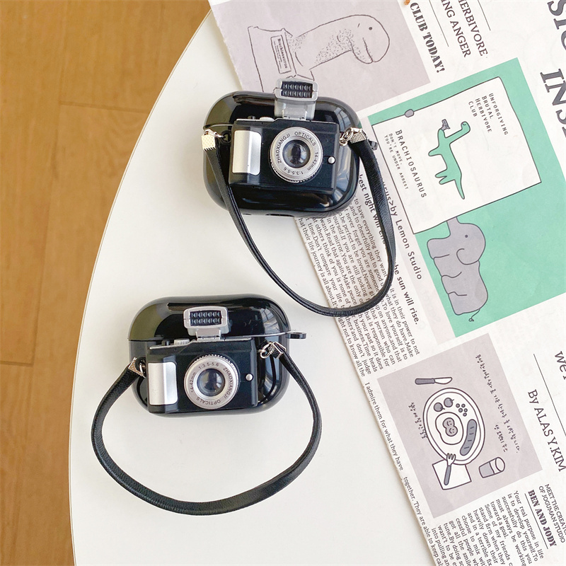Para cámara AirPods 4, puede iluminar la cubierta del efono 3D para AirPods Pro 2, funda para auriculares, funda para AirPods 3, funda para AirPods 2 1