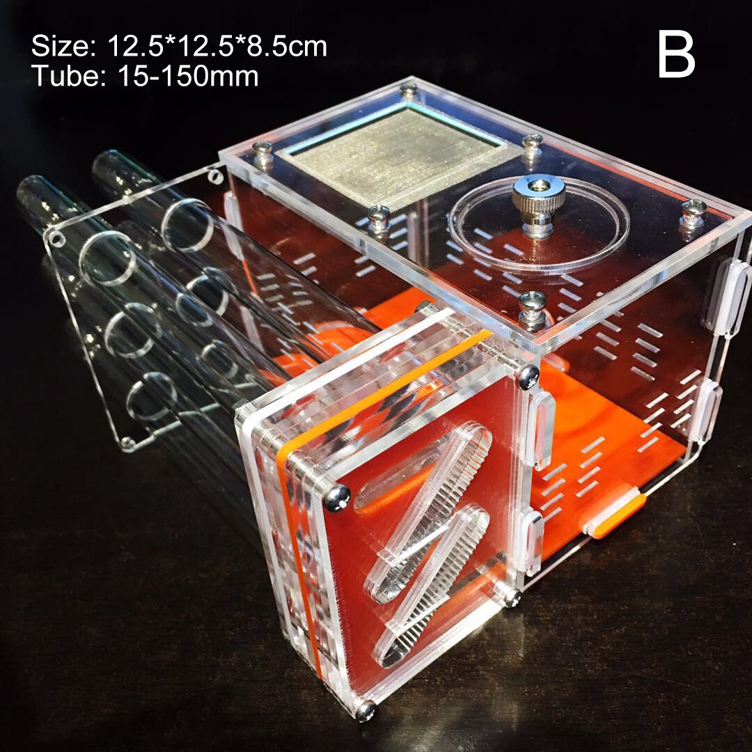 DIY Acrylic Ant Farm with Feeding Area Ants House Workshop 5 Plaster Tubes Ant Nest Insect Gypsum Test Tube Nest Pet Anthill: B- 6 tube