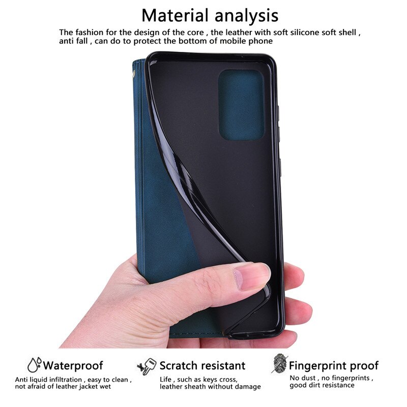 Voor Huawei Nova 8i Case Nova8i Funda Magnetische Lederen Kaarthouder Telefoon Cover Voor Huawei Nova 8i Honor 50 Lite NEN-L22 Case Etui