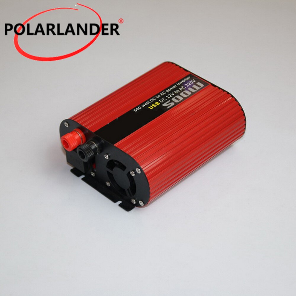 50Hz 500W Car Inverter 12v 24v 110v 220v Auto Inverter Cigarette Lighter Plug Power Converter Inverter Polarlander