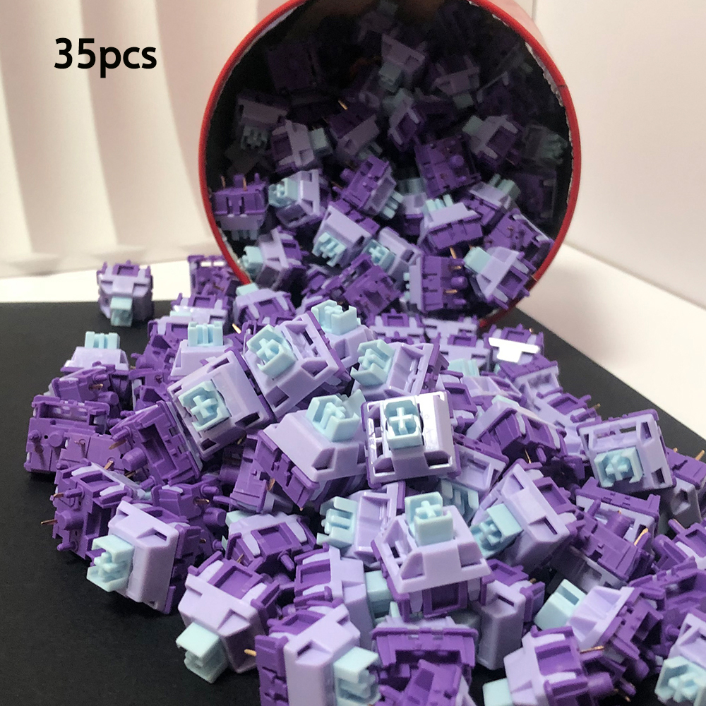 35pcs keyboard mechanical key switches three color... – Grandado
