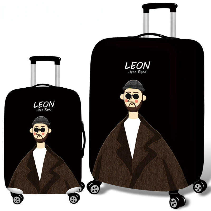 Bagagehoes Elastische Bagage Beschermhoezen Bagagehoes Geschikt For18-32 Inch Kofferkoffer Reisaccessoires: L / Black