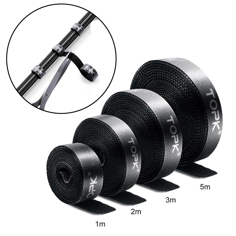 Nylon Velcro Earphones Storage Buckle Office Desk Self-Adhesive Headset Charging Data Computer Finishing Organizer Cord Manager