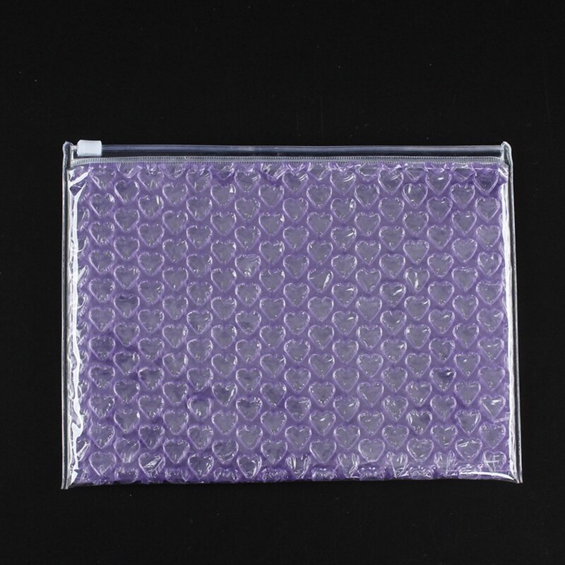 20Pcs Bubble Mailer Color Plastic Ziplock Bubble Bags Waterproof Bag Logistics Shockproof Bag Business Supplies 21x16cm: purple