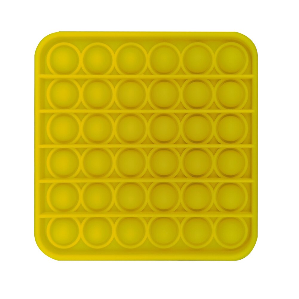 Pop it Push Bubble Fidget giocattoli sensoriali giocattoli Antistress Puzzle da tavolo spremere giocattoli divertenti Silicone Push Pop giocattoli per bambini adulti: 3