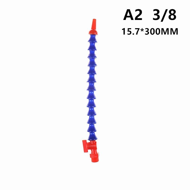 1Pc 300Mm Universele Draaibank Plastic Flexibele Verstelbare Water Olie Koelvloeistof Pipe Slang Ronde Nozzle Bougie Tube condensor: A2