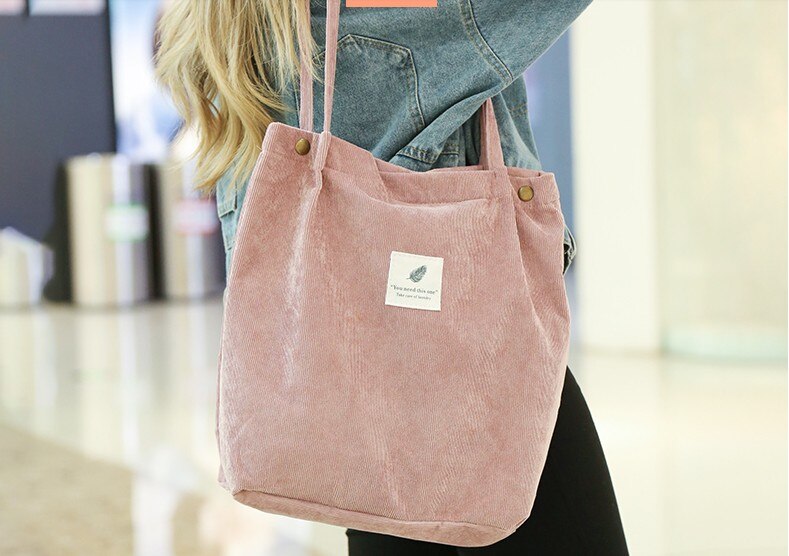 Canvas tas canvas tas vrouwelijke schouder student koreaanse versie van harajuku luie wind boodschappentas