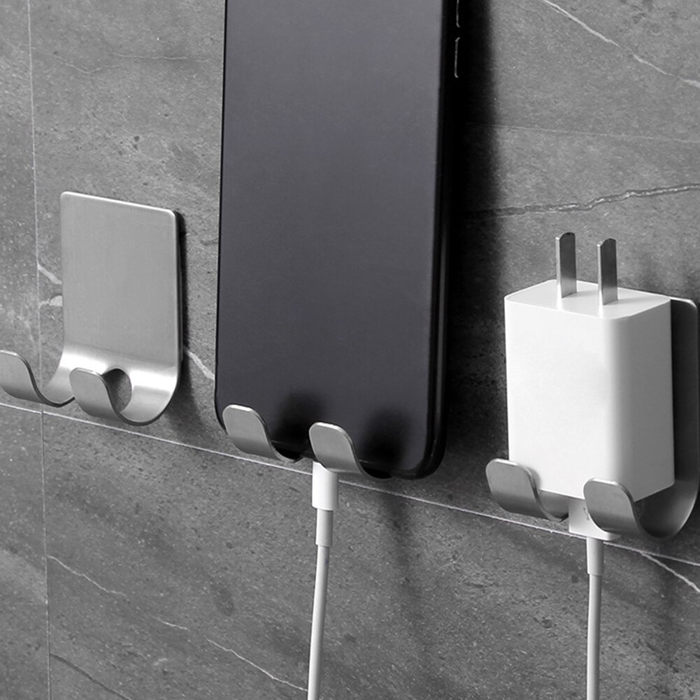 Roestvrij Staal Scheermes Houder Keuken Badkamer Muur Lijm Opslag Haak Deur Haken Hanger Scheermes Rack Thuis Organisator