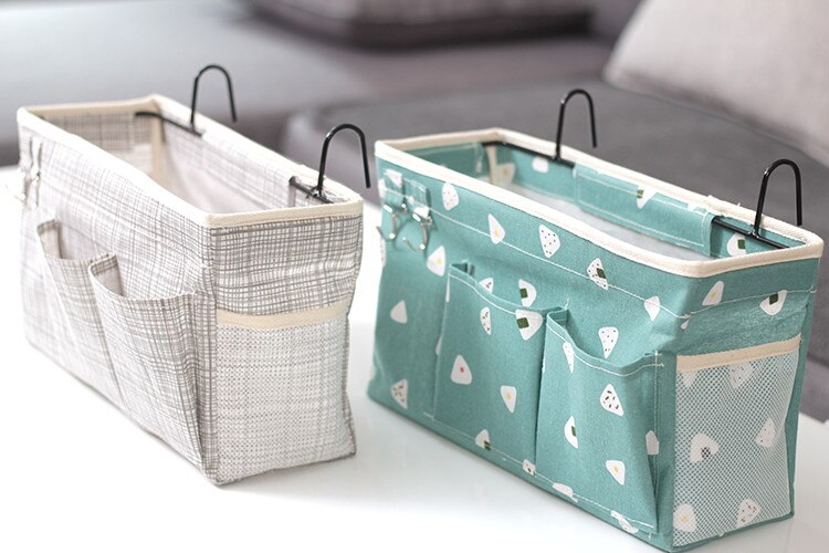 Hanging Organizer Bedside Storage Bag Large Capacity Holder For Dormitory Bed Bunk Hospital Bed Rails Hanging Organizers