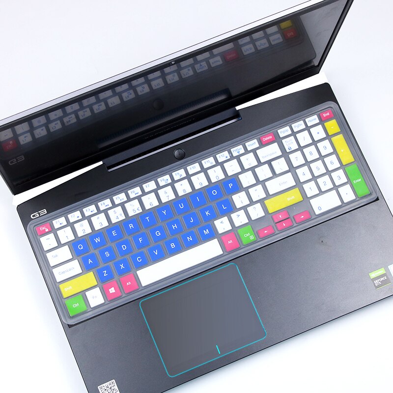 laptop Keyboard Cover Protector For Dell G3 G5 G7 15 Series,15.6" Dell G3 15 3500 3590 3579 G5 5500 5590 G7 17 7590 G7790 17.3": candyblue