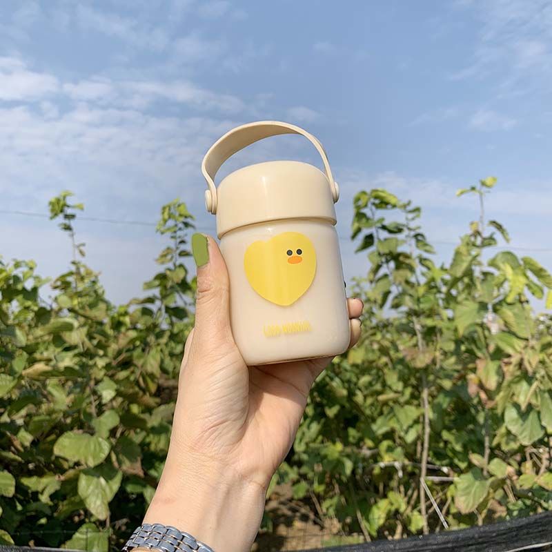 Cute super glass Mini Portable Water Cup 180ML Transparent Pocket Cup: Style 2