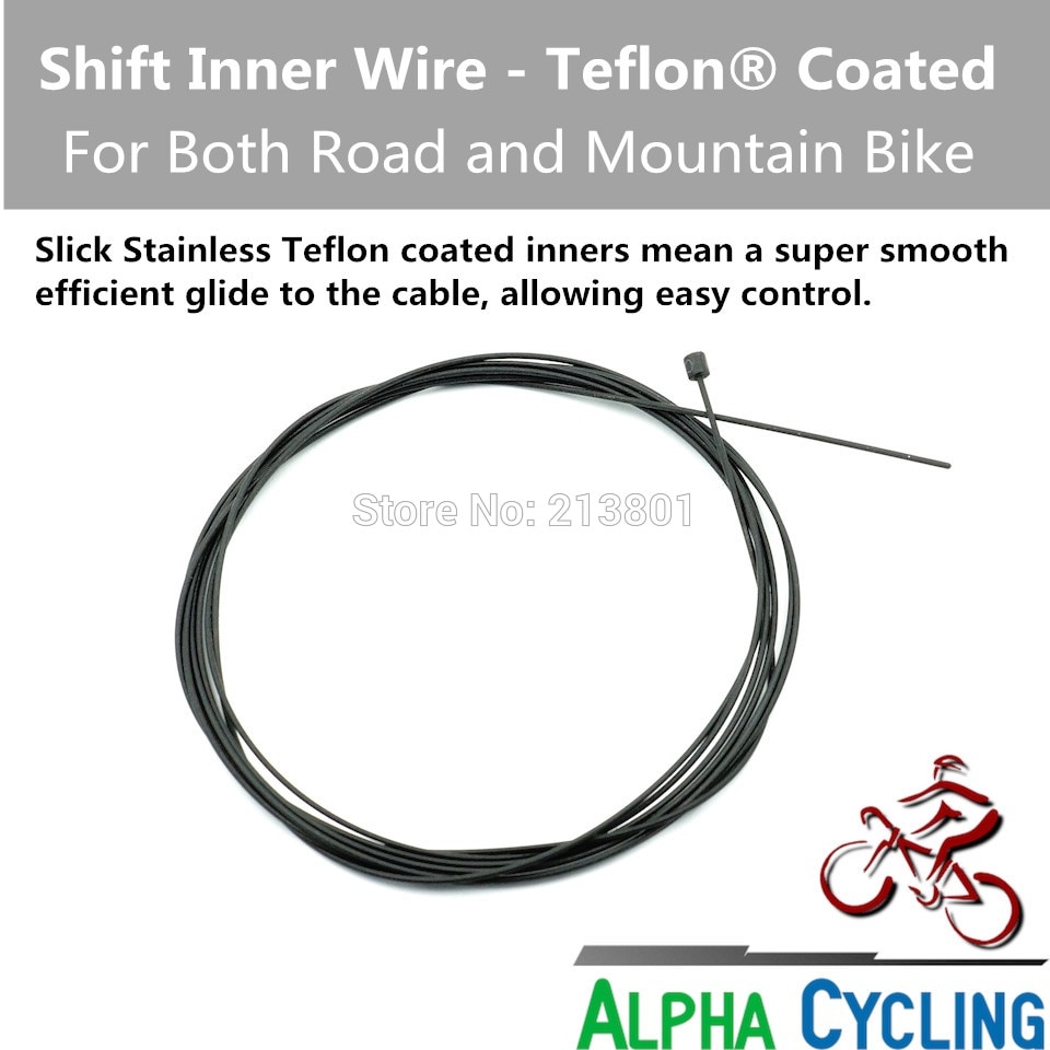 Fiets Shift Innerlijke Draad-Teflon Gecoat; Fiets Shift Innerlijke Kabel; Voor racefiets of MTB Fiets.