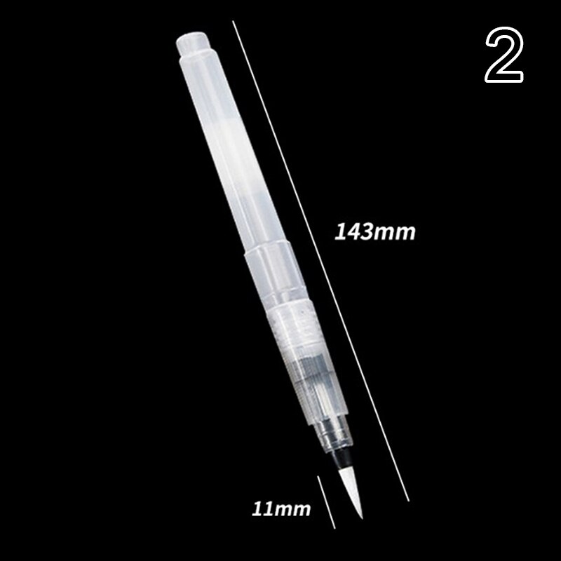 Ensemble de stylos pinceaux à aquarelle rechargeables pour étudiants, stylo à encre et à peinture, fournitures d'art, 1 ensemble: A2