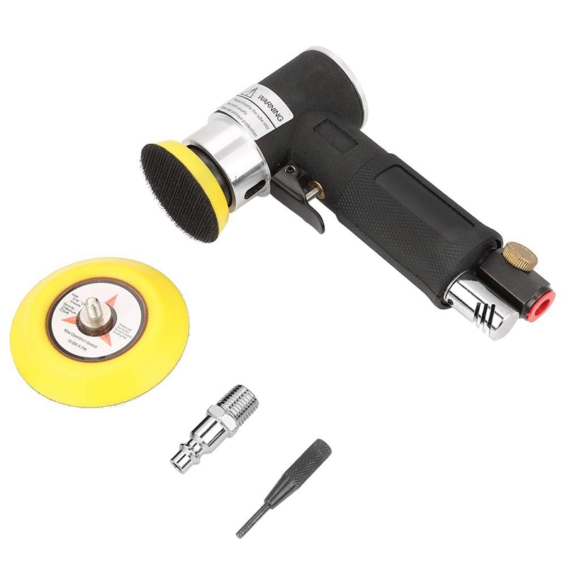 SHGO -Pneumatic polisher + 2 inch 3 inch sandpaper pad orbital sander air angle grinder / polisher: Default Title