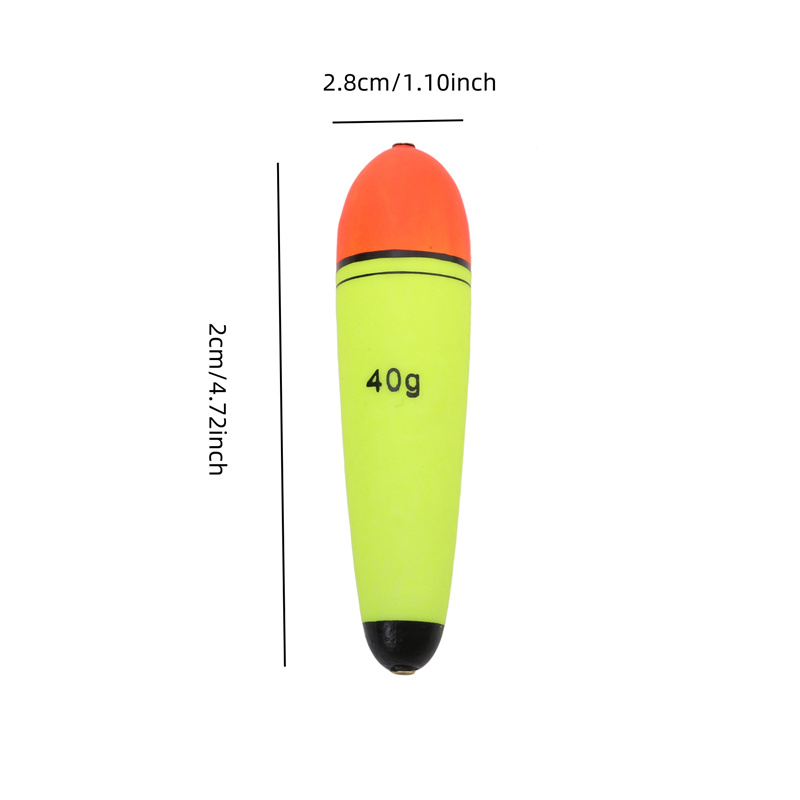 4 pz 10g-120g Schiuma Galleggiante Da Pesca Galleggiante Galleggiabilità EVA Elastico Boya Galleggiante Da Pesca Pesca Alla Roccia Bobber Flotador Peche Boia Affrontare