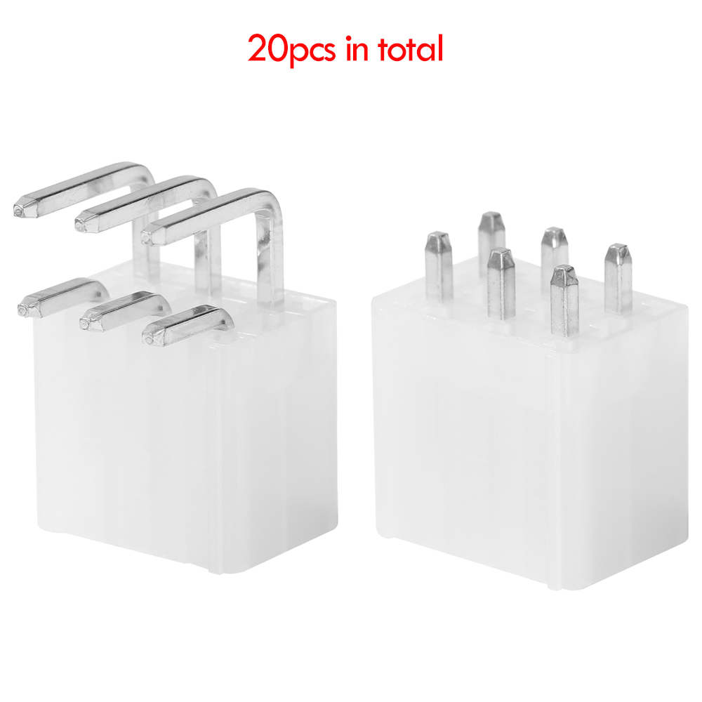 10Pcs 6pin Elleboog Connector Power Connector Looper Voor Btc Mijnwerker Antminer S9K S9j S9 Z11 Z11e Z9mini A9 A3 b7 Z1 + L3 M3 E9i E9.3: 20pcs mix