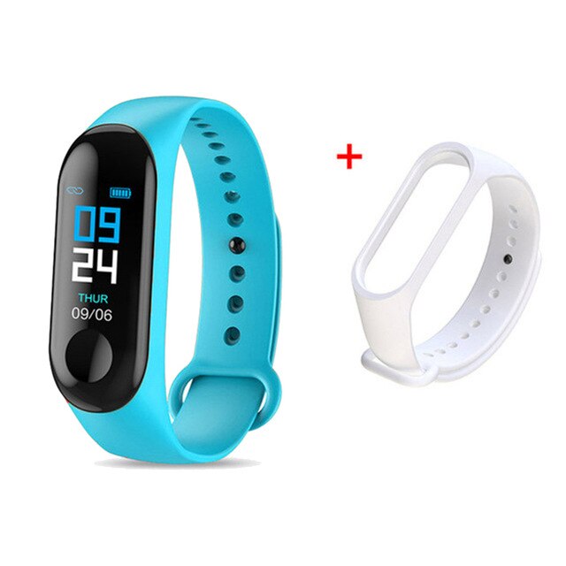 Pulsera inteligente de presión arterial M3 para hombre y mujer, Monitor de ritmo cardíaco, resistente al agua, podómetro, banda Digital: 10