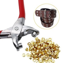 100 pièces trou 4mm oeillets en métal avec œillets pour maroquinerie bricolage Scrapbooking chaussures ceinture chapeau sac étiquettes vêtements accessoires annonce