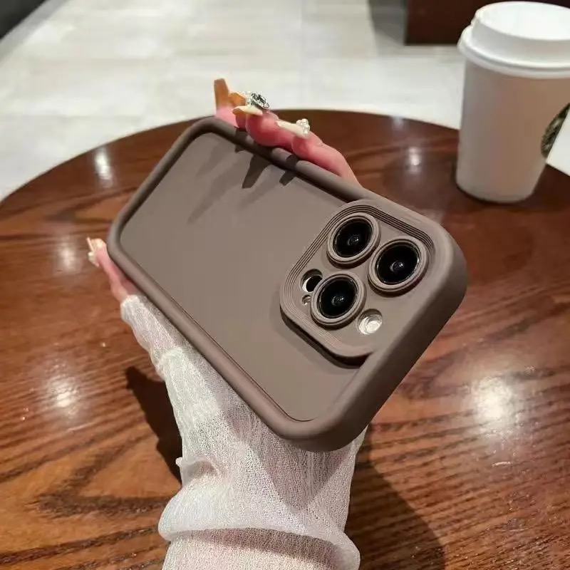 Silikonowe etui na telefon komórkowy w kolorze białym do iphone'a 14 15 pro max silikonowe etui do apple iphone etui silikonowe iphone 16: Przejrzysty