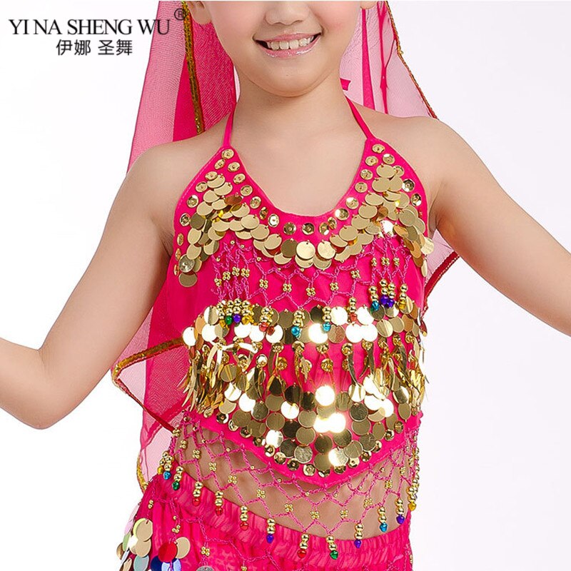 Meisjes Bellydance Oosterse Kostuums Kinderen Buikdans Kostuum Top 2 Stijl Grils Indiase Sari Kleding Bollywood Voor Kids
