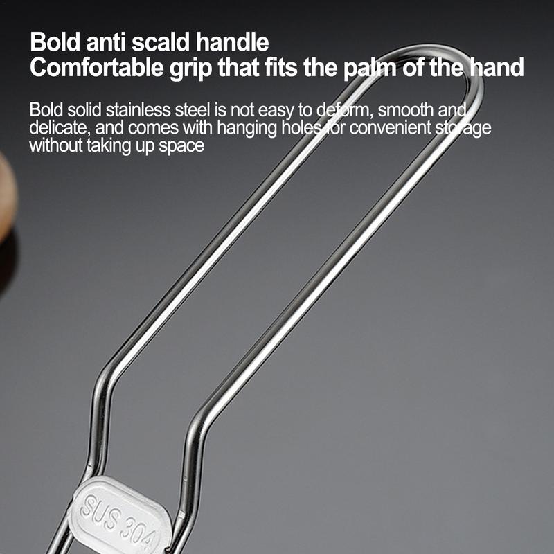 Basket Fry Frying Strainer Baskets Steel French Stainless Chip Fries Food Round Fryer Wire Mesh Deep Fried For Spoon Serving