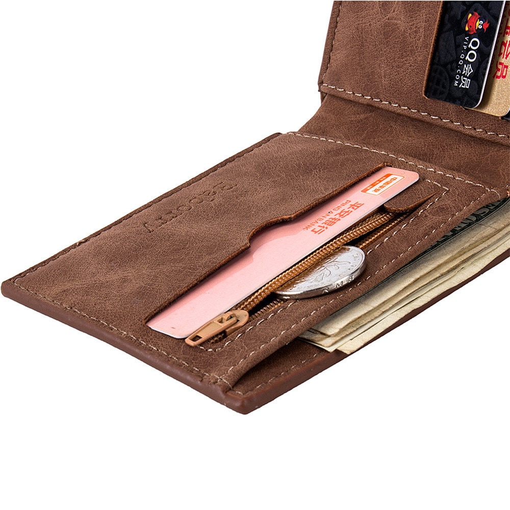 20# Men Casual Ultra-thin Passport Bag Card Holder Pu Wallet Waterproof Portable Wallets Passport Multifunctional Card Holder