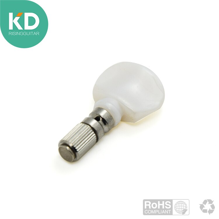 6 uds Banjo blanco clavijas de afinación de llave cabezas de máquina de piezas para Banjo BJ