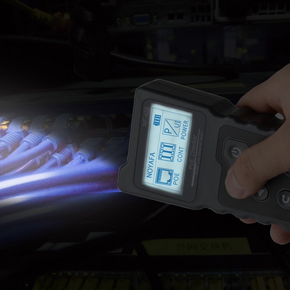 Netzwerk Tester Prüfer Prüfung Energie Über sterben Ethernet Katze5 Katze6 Lan Tester Netzwerk Erkennung Werkzeug