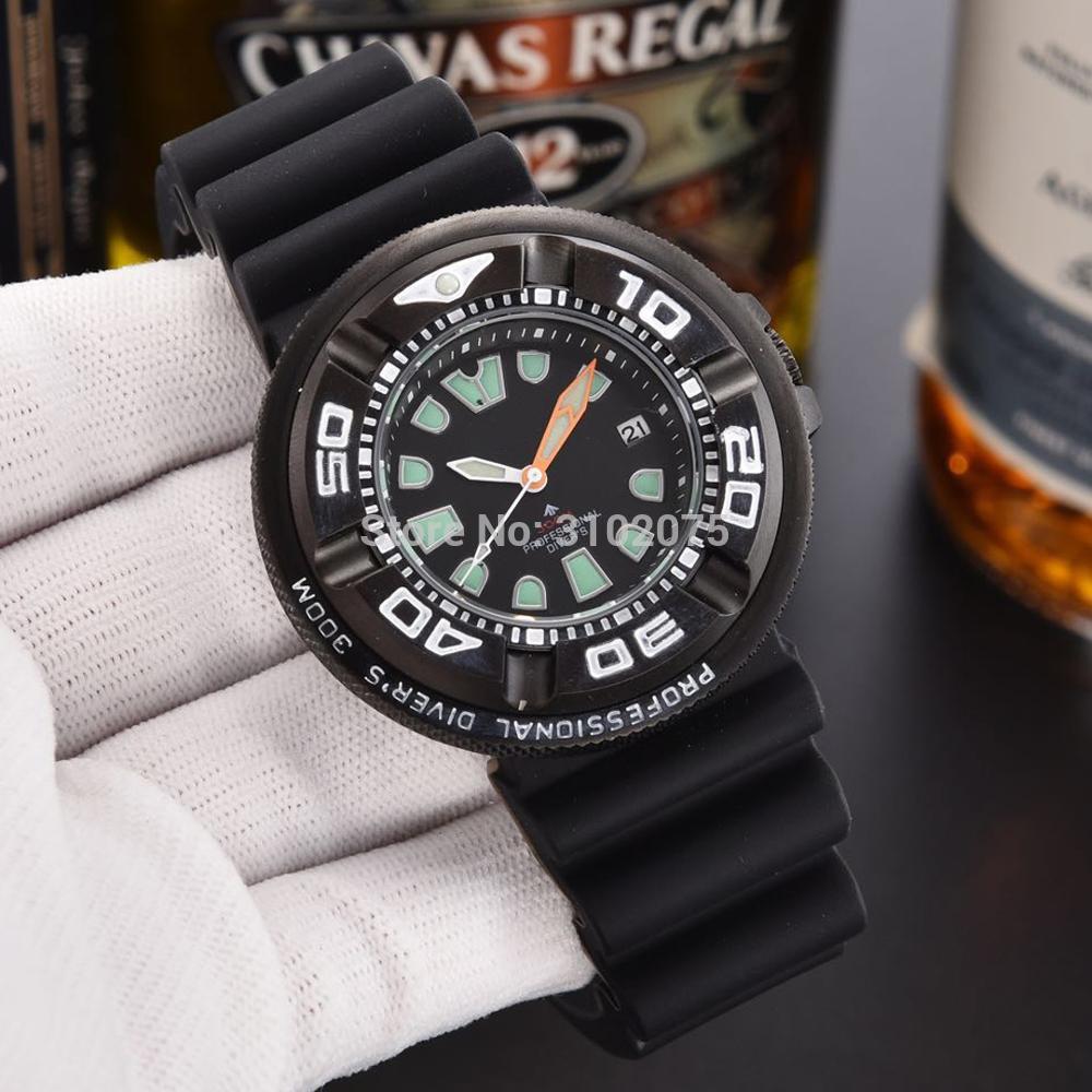 Aaa Items Heren Horloges Top Brand Luxe Quartz Horloge Blauw Siliconen Sport Horloge 30M waterdicht