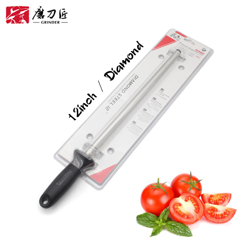 TAIDEA 12inch Knife Carmic Sharpening rod TG2006 Sharpening steel Kitchen sharpening system knife sharpener tool