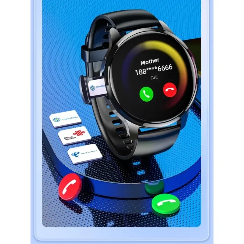 2025 P68 4G android zegarek Smartwatch Polskie menu 466*466 Amoled z 500W podwójny aparat fotograficzny serce GPS WIFI 4GB+128GB Bluetooth wskaźnik