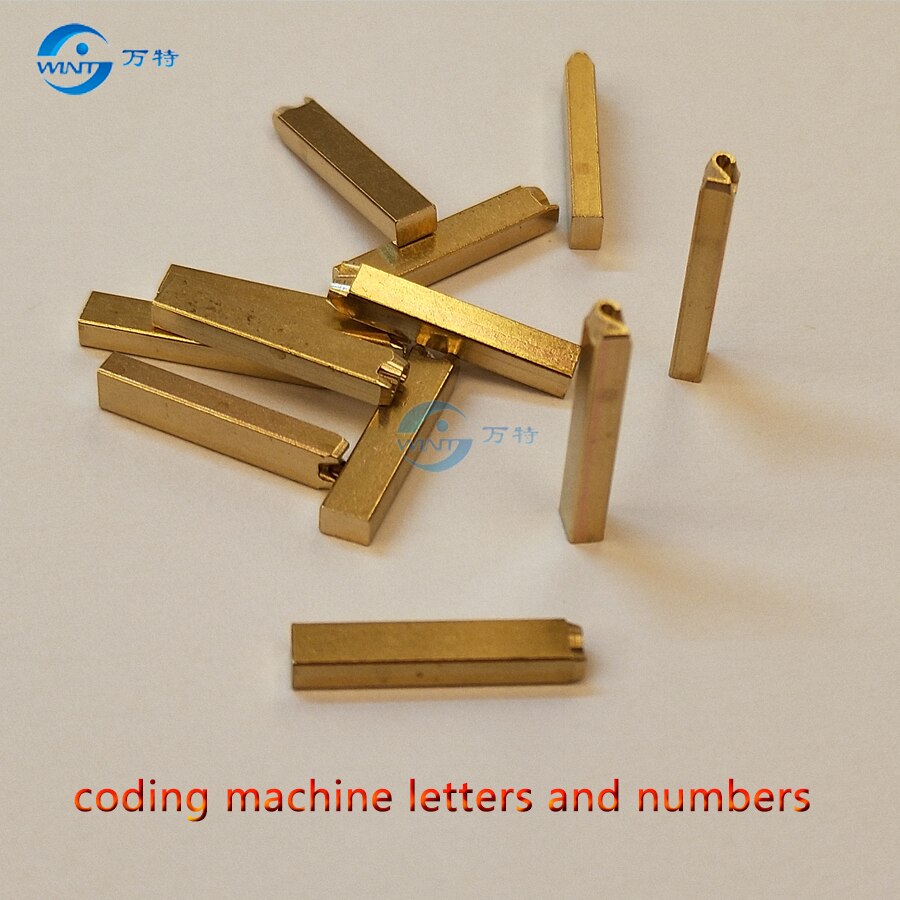 2*3*15mm, Heißer stanzen buchstaben und zahlen, Kupfer, Datum, metall schreibmaschine für codierung maschine Datum Code drucker