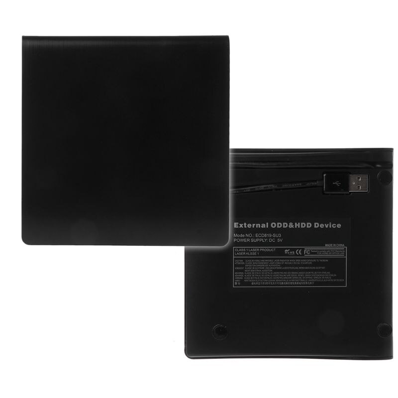 9.5MM USB 3.0 SATA Optical Drive Case Kit External Mobile Enclosure DVD/CD-ROM Case for Notebook Laptop without Drive