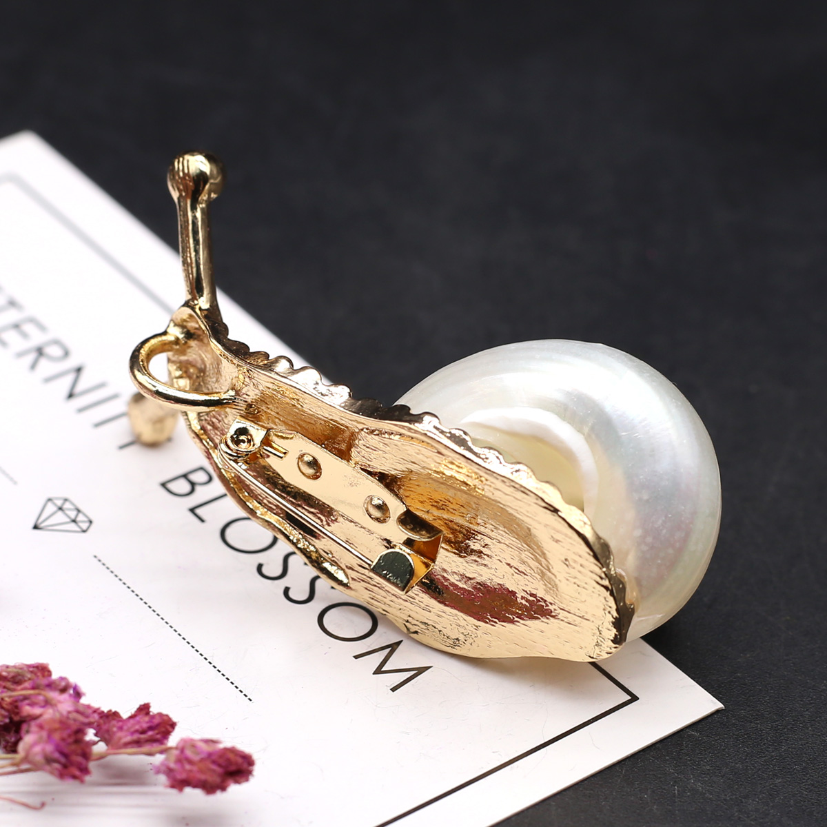 Broche esmaltado de concha de , joyería de , alfileres para Collar de caracol de mar, bufanda, suéter, Clip, broches coloridos, accesorios