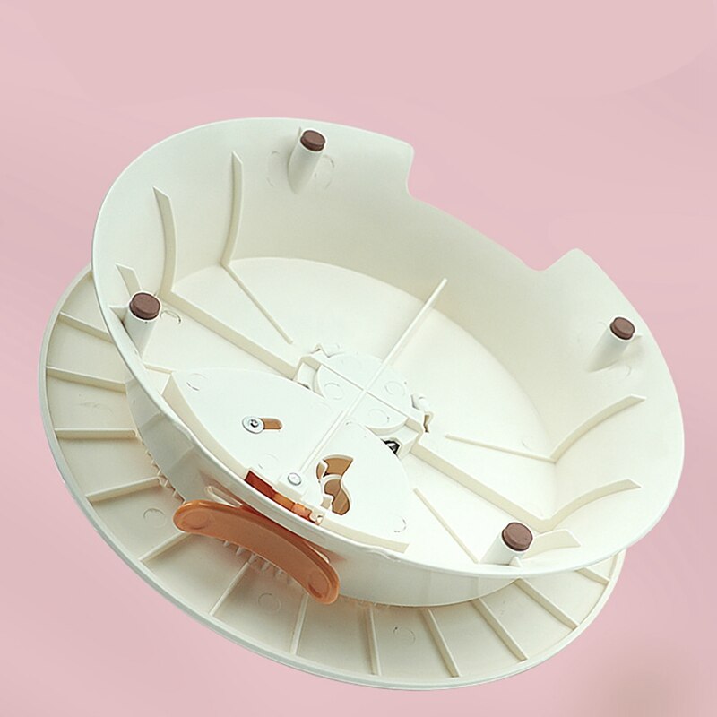 justdolife 1pc Rotating Cake Turntable Revolving Smooth Plastic Cake Stand Cake Decorating Tools DIY Baking Tools