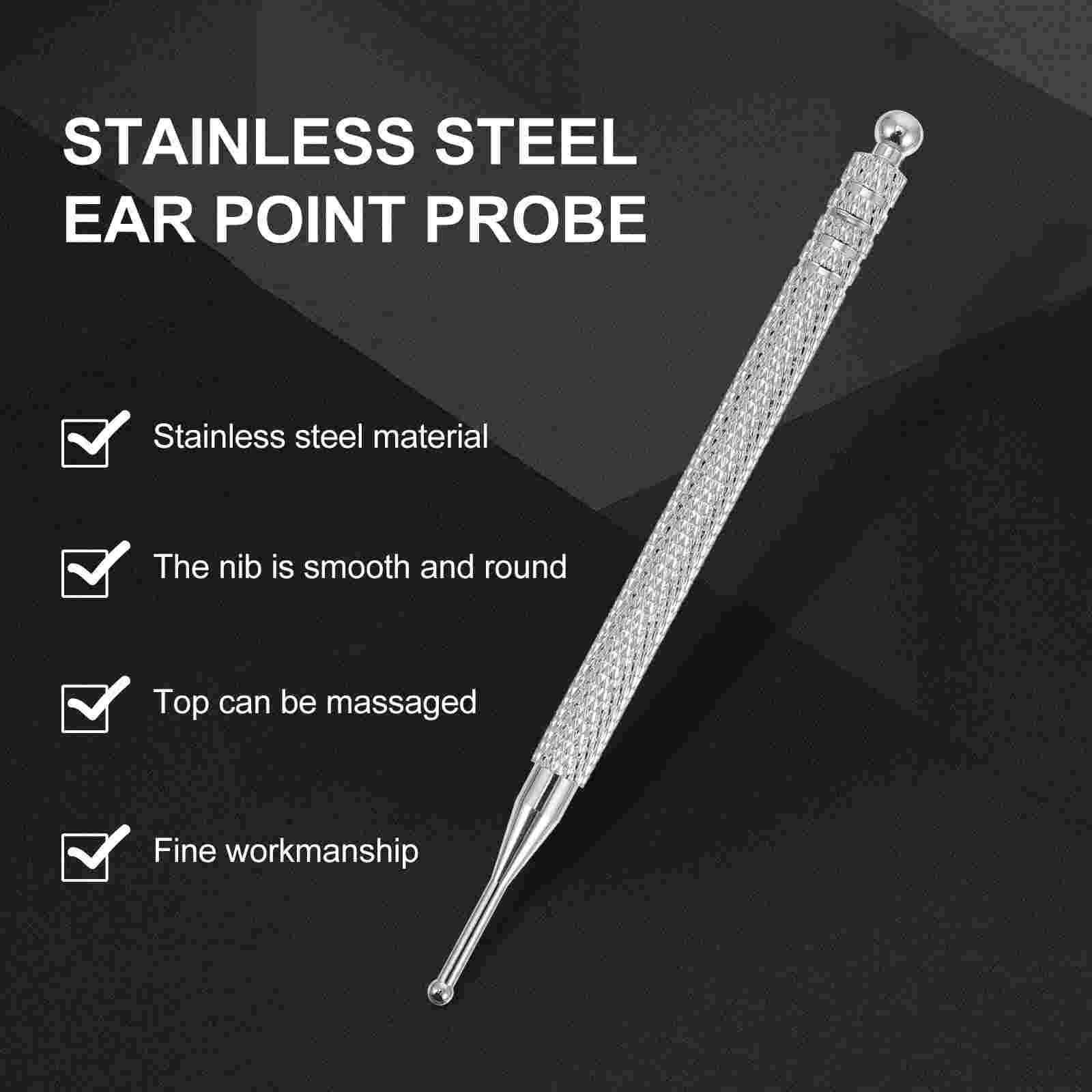 2 Stuks Ear Punt Sonde Acupressuur Pen Lente Staaf Oor Punt Stimulator