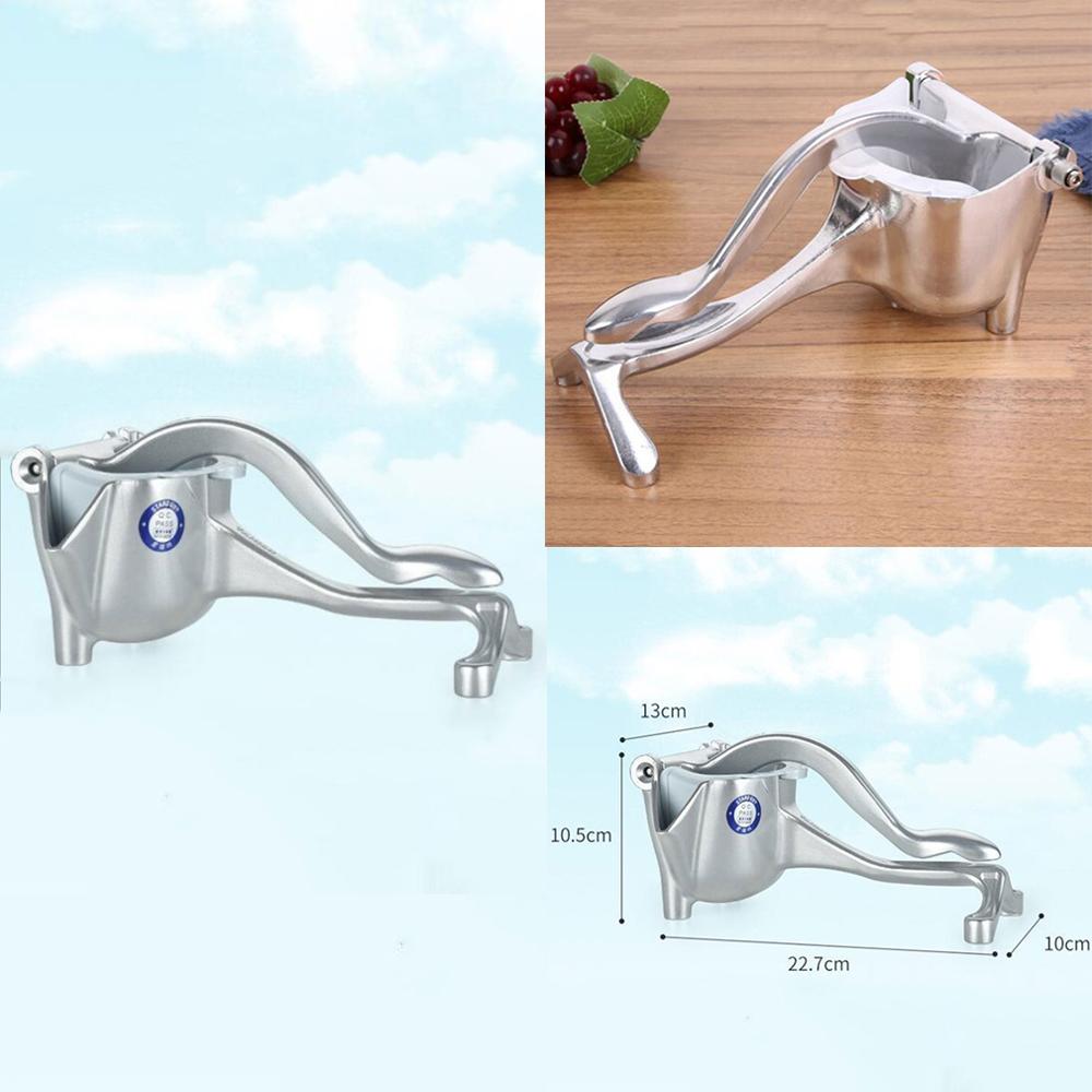 Silver Aluminum Alloy Manual Juicer Lemon Sugar Cane Juicer Home Detachable Fruit Juicer Kitchen Tool