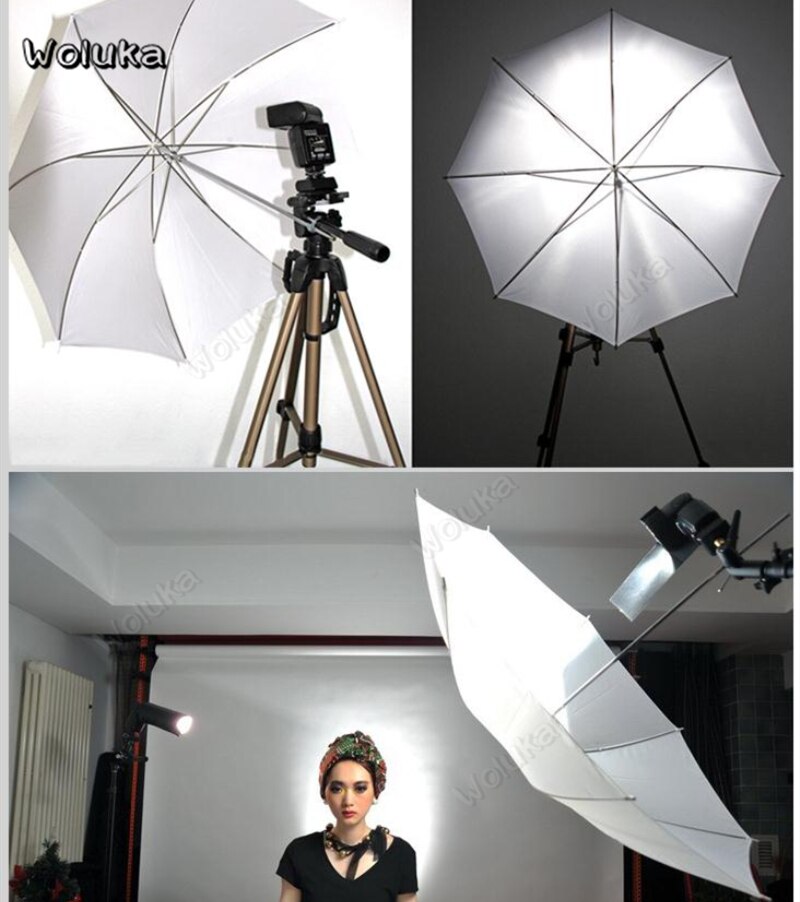 Soft Umbrella 33 inch Oubao 83cm White Reflector 8 frame ribs studio photography transparent umbrellas softlight flash CD50 T10