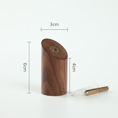 Natuurlijke Houten Muur Gemonteerde Kapstok Decoratieve Sleutelhouder Hoed Sjaal Handtas Opslag Robe Hanger Badkamer Rack Hk-: Licht Geel