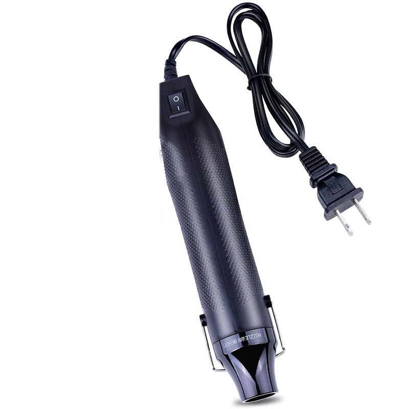 Electric Portable Air Tool for DIY Craft Embossing, Shrink Wrapping PVC, Multi Function Hand-Hold Heat Tools US Plug