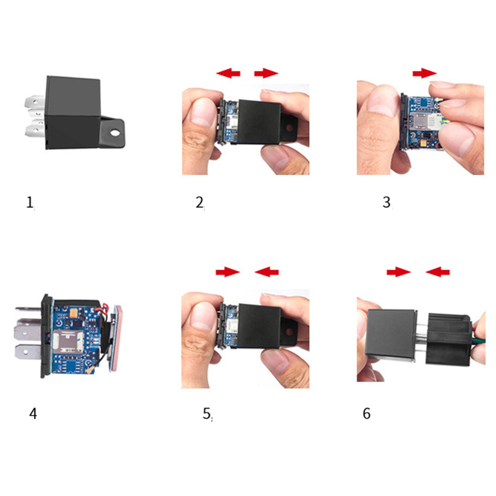 Car Mini GPS Locator Vehicle Anti-Lost Real-Time Tracking Device Alarm Support App Control Remote Power Off Cut Off Oil Tracking