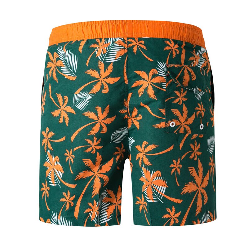 Plavky-Bermudas de secado rápido para hombre, pantalones cortos de playa para Surf, bañadores de natación, pantalones cortos de tabla de malla