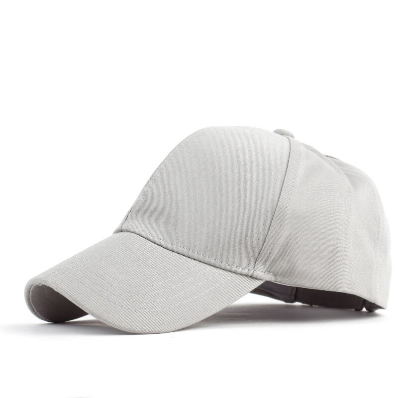 Gorra de béisbol con cola de caballo para mujer, Color sólido, transpirable, parasol, sombrero para el sol después de la apertura, gorra de tenis deportiva: gray